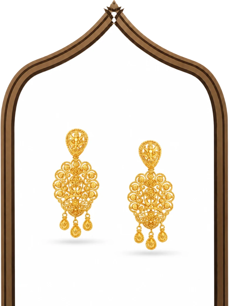Chaalchitra Gold Sita Haar Set
