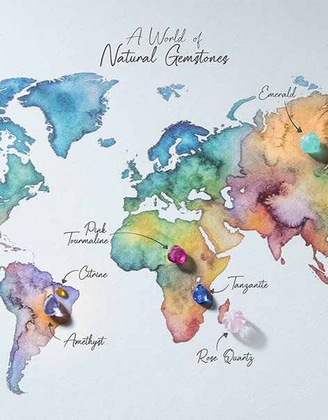 Origin of gemstone jewellery