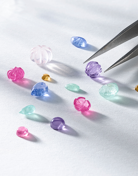 Rare gemstone jewellery