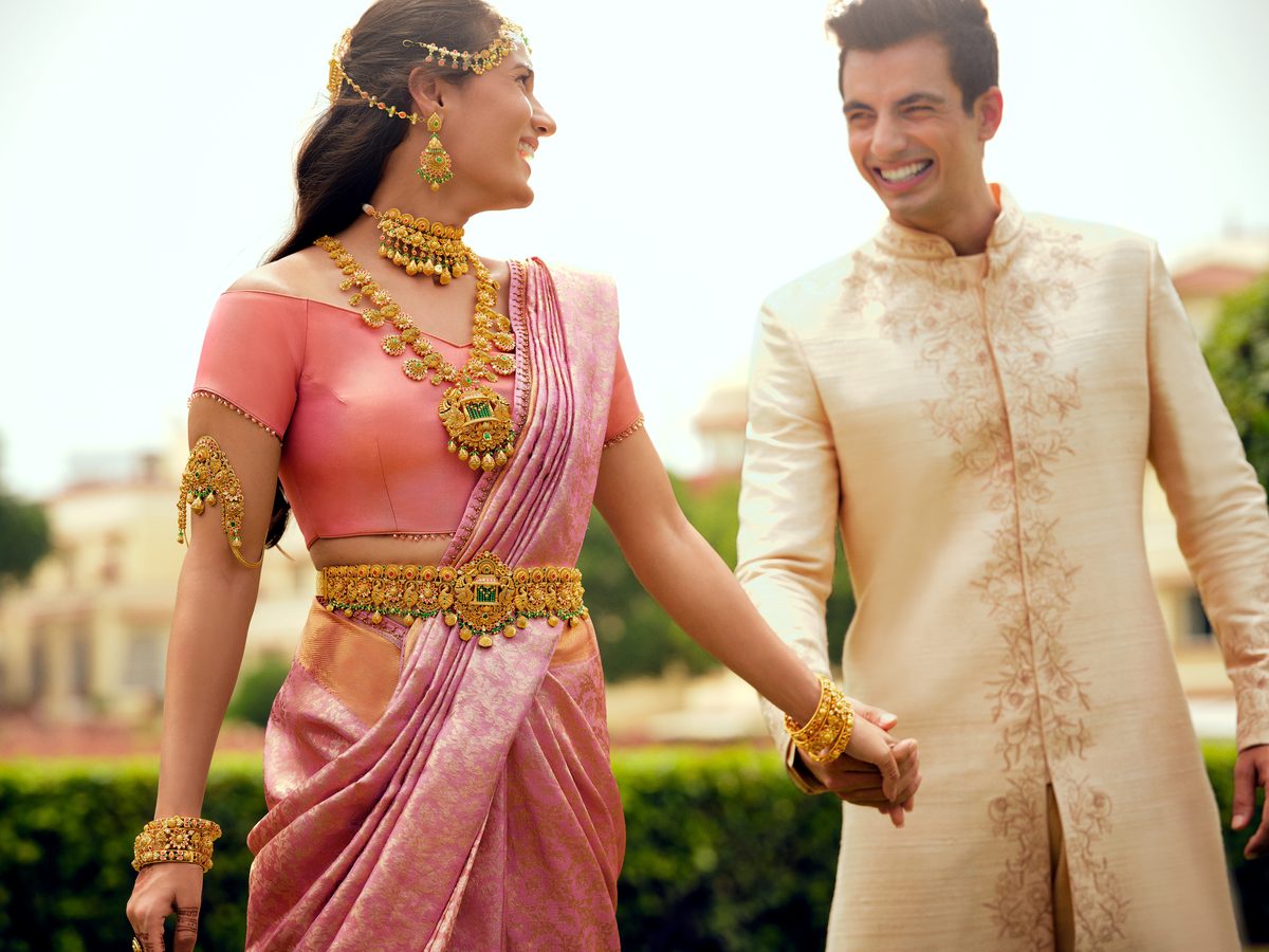 Couple walking together